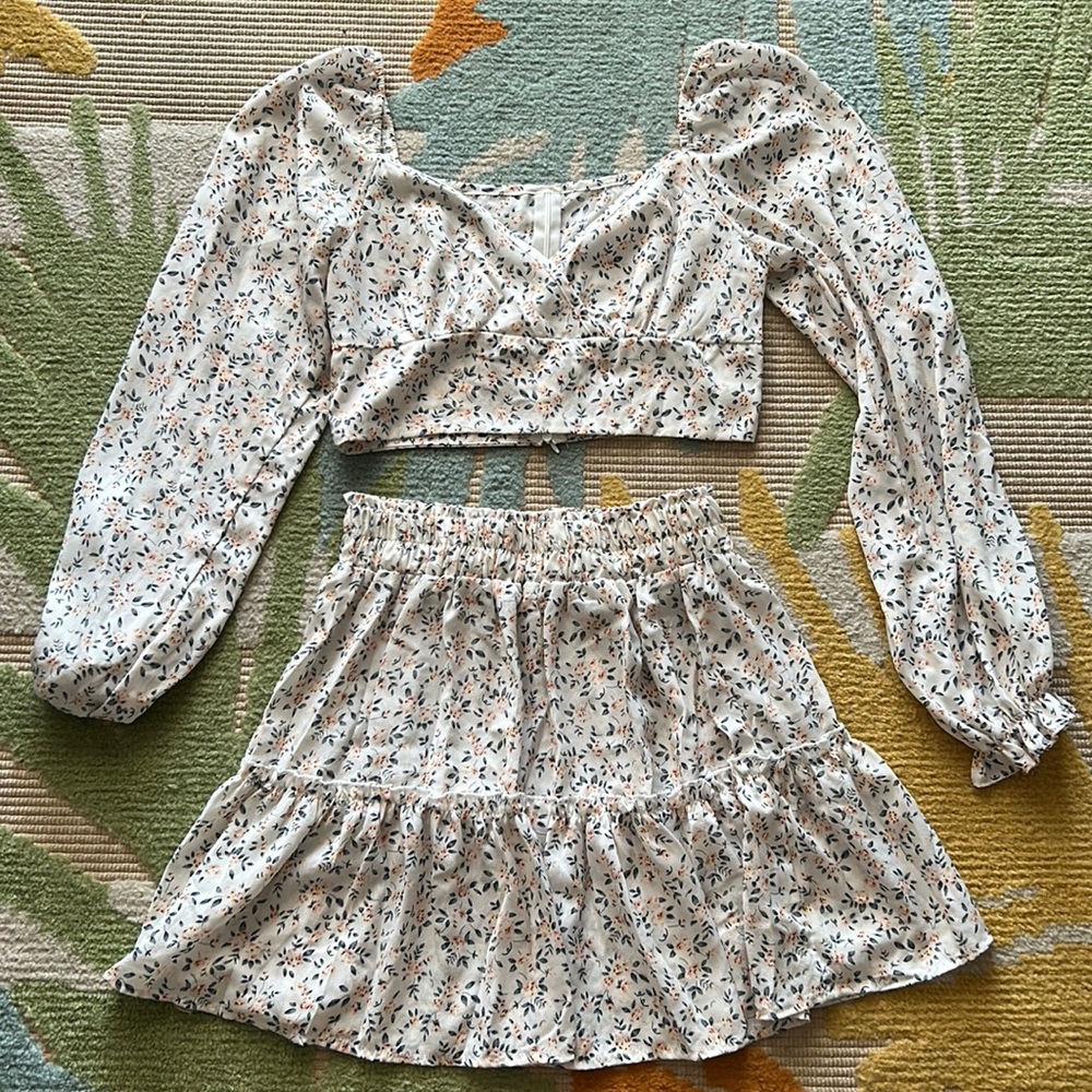 2pc Floral Set